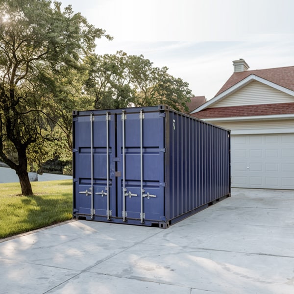 we offer residential storage containers in various sizes to accommodate your storage needs